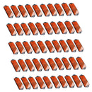 Orange Amber Large Rectangular Reflectors Driveway Gate Fence Post Trailers