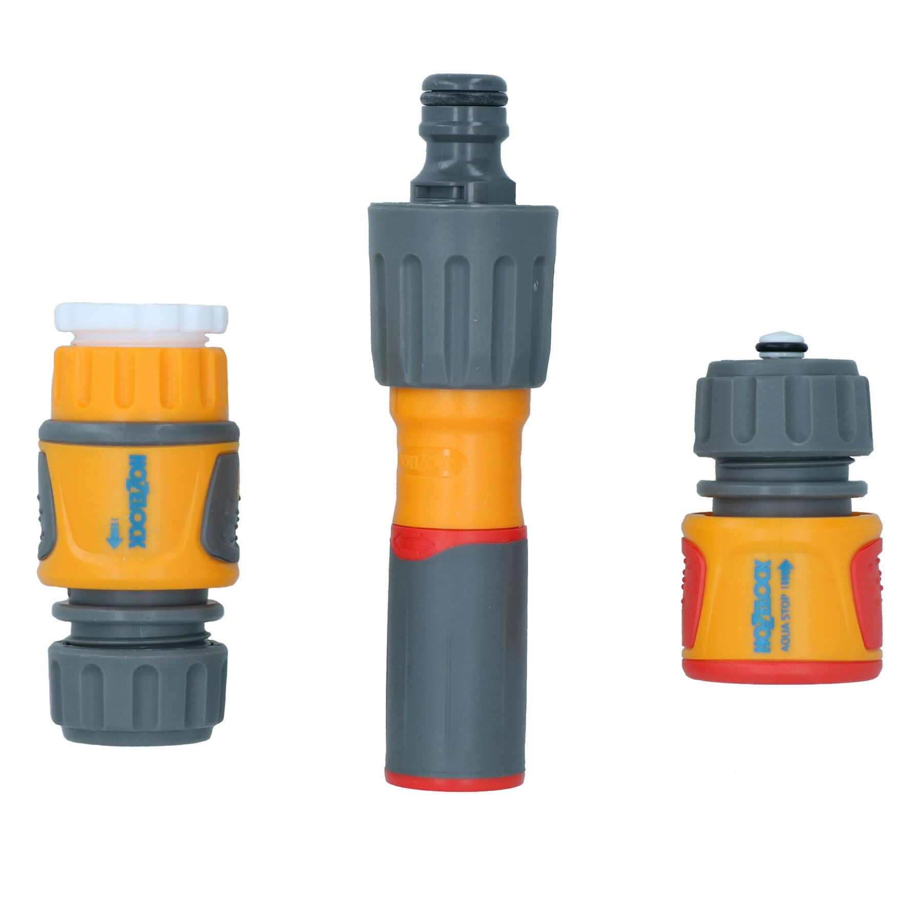 Hozelock Twist 3in1 Spray Nozzle Garden Yard Hose Pipe Water Gun & Fittings