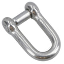 Countersunk Pin Dee Shackle 10mm Hex Socket Rigging Link Stainless Steel 316