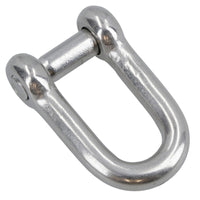 Countersunk Pin Dee Shackle 10mm Hex Socket Rigging Link Stainless Steel 316
