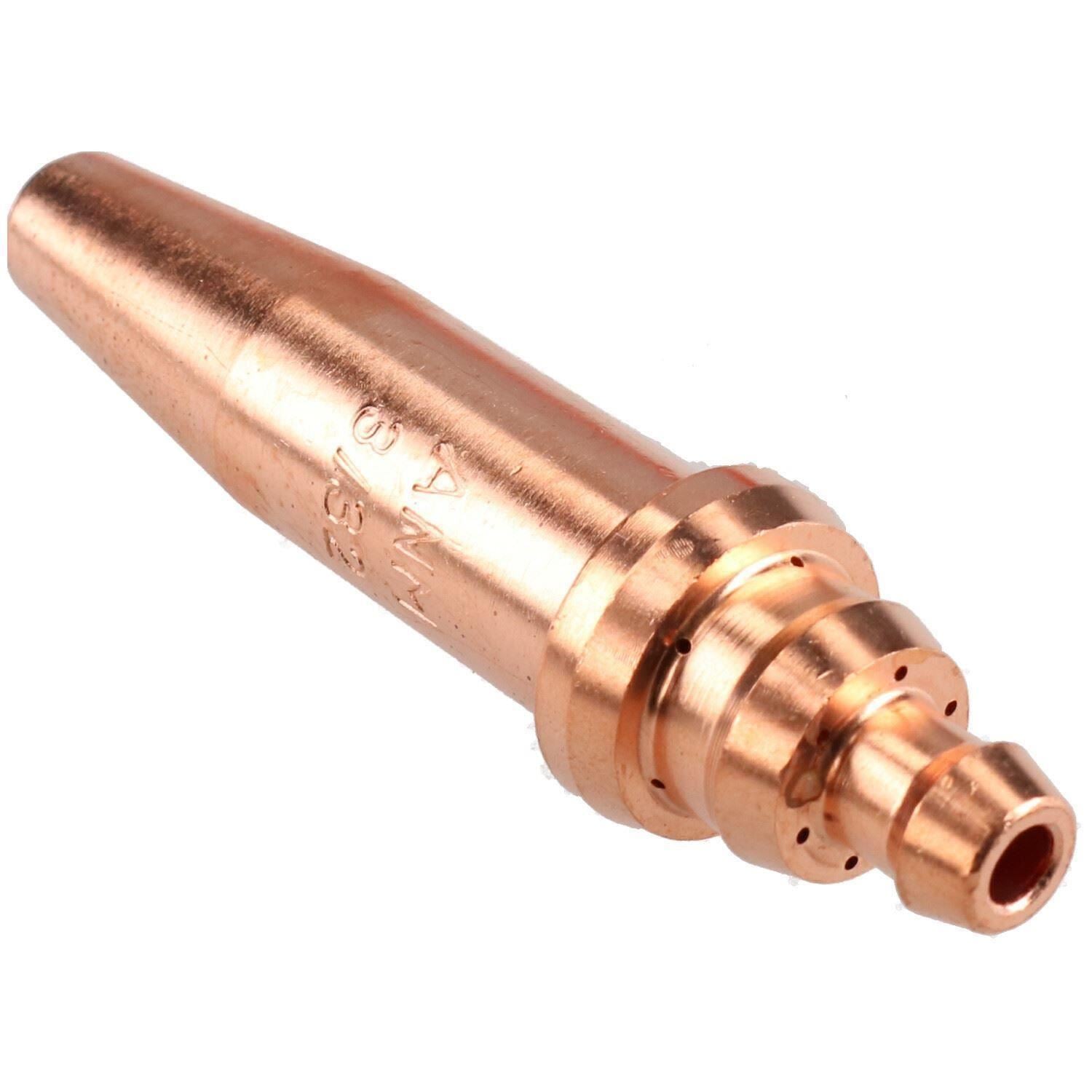 ANM Oxy Acetylene Gas Cutting Nozzle Tip Standard length 1/32" - 1/16" Oxygen