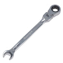 MM Metric Flexible Combination Ratchet Spanner Wrench Bi-Hex 12 Sided 72 Teeth