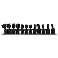 Swivel Wobble Metric Shallow Impact Sockets 1/4in Drive 5 – 15mm 12pc 6 Sided