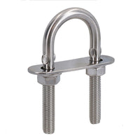 M8 28mm x 75mm U-Bolts / N-Bolts Stainless Steel Marine Grade Boat Trailer