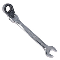 MM Metric Flexible Combination Ratchet Spanner Wrench Bi-Hex 12 Sided 72 Teeth