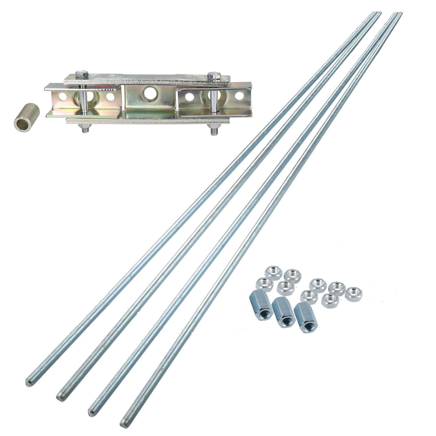 Trailer Brake Rod Linkage 4m M10 & Twin Axle Compensator for Threaded ...