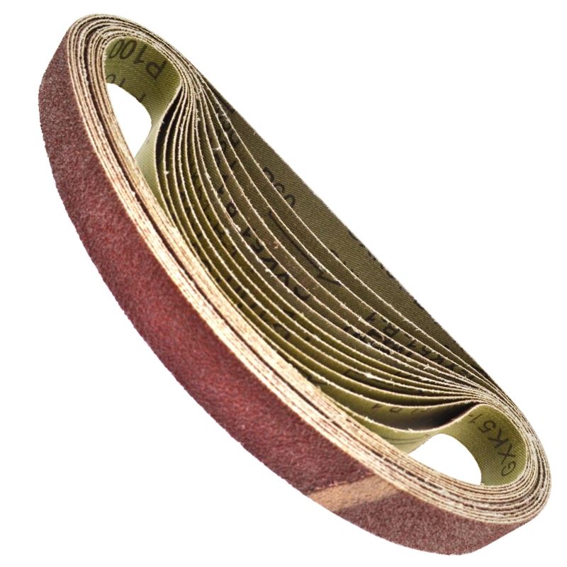 20mm Wide Air Finger Belt Sander Power File Detail Sander Sanding + 50 Belts