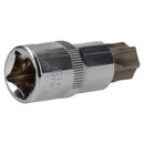 T70 x 55mm 1/2" Drive Torx Star Socket Male T-Star Cr-V Steel AU640