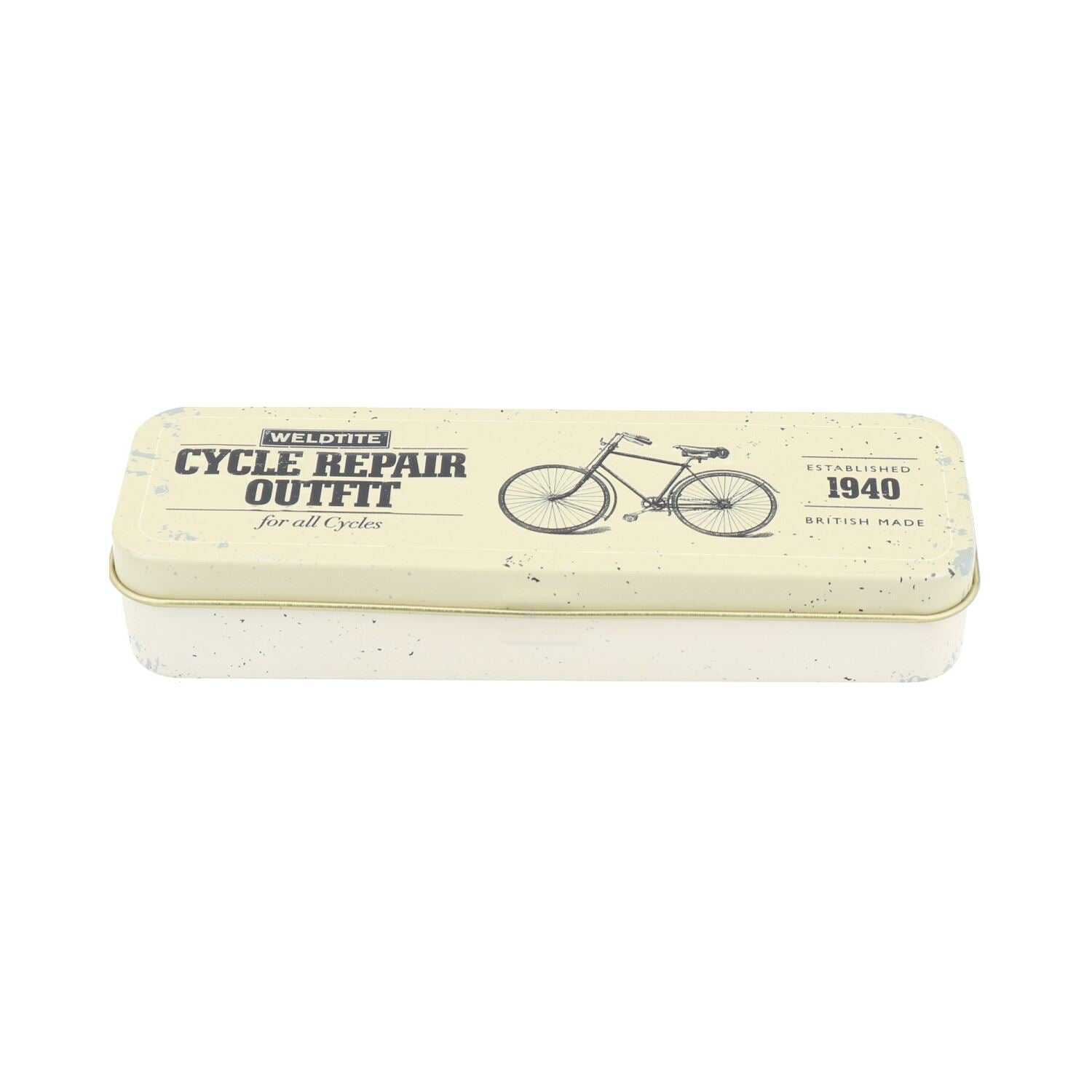75th Anniversary Bike Cycle Wheel Puncture Repair Kit Retro Vintage Tin Case