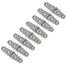 Polished Door Strap Hinge Stainless Steel 27mm x 103mm 316 Marine Cabin