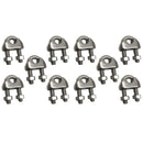 2 / 3 / 4 / 5 / 8 / 10mm Wire Rope / Cable Grip / Clamp / U-Bolt Stainless Steel 316 Marine Grade
