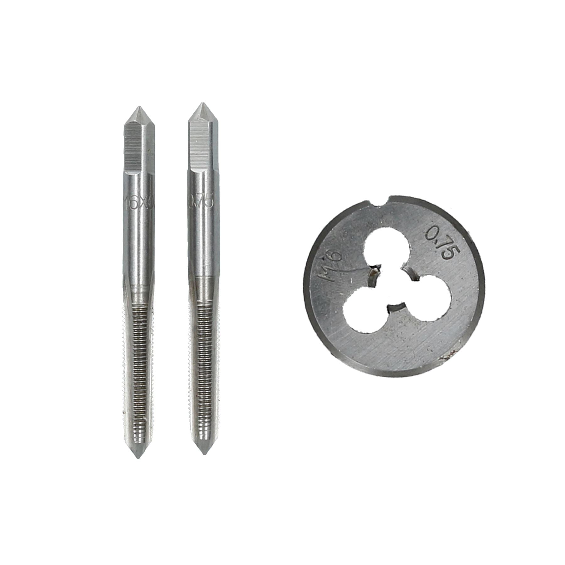 Metric Tap and Die Tungsten Steel Taper and Plug Set M2 - M18