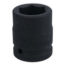 Metric Shallow Impact Impacted European Style Socket 3/4" Drive 6 Sided