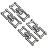 Swivel Shackle Anchor Chain 8mm Jaw Hexagonal Socket 316 Stainless Steel