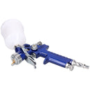 Mini HVLP Gravity Fed Touch Up Paint Spray Gun With 1.0mm Nozzle 125ml Pot