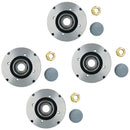 4pk 200 x 50mm Brake Drums & Bearings for Ifor Williams Trailer 4 Stud 5.5" PCD