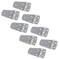 Polished Door Hinge Stainless Steel 76mm x 38mm 316 Long Marine Cabin Hatch