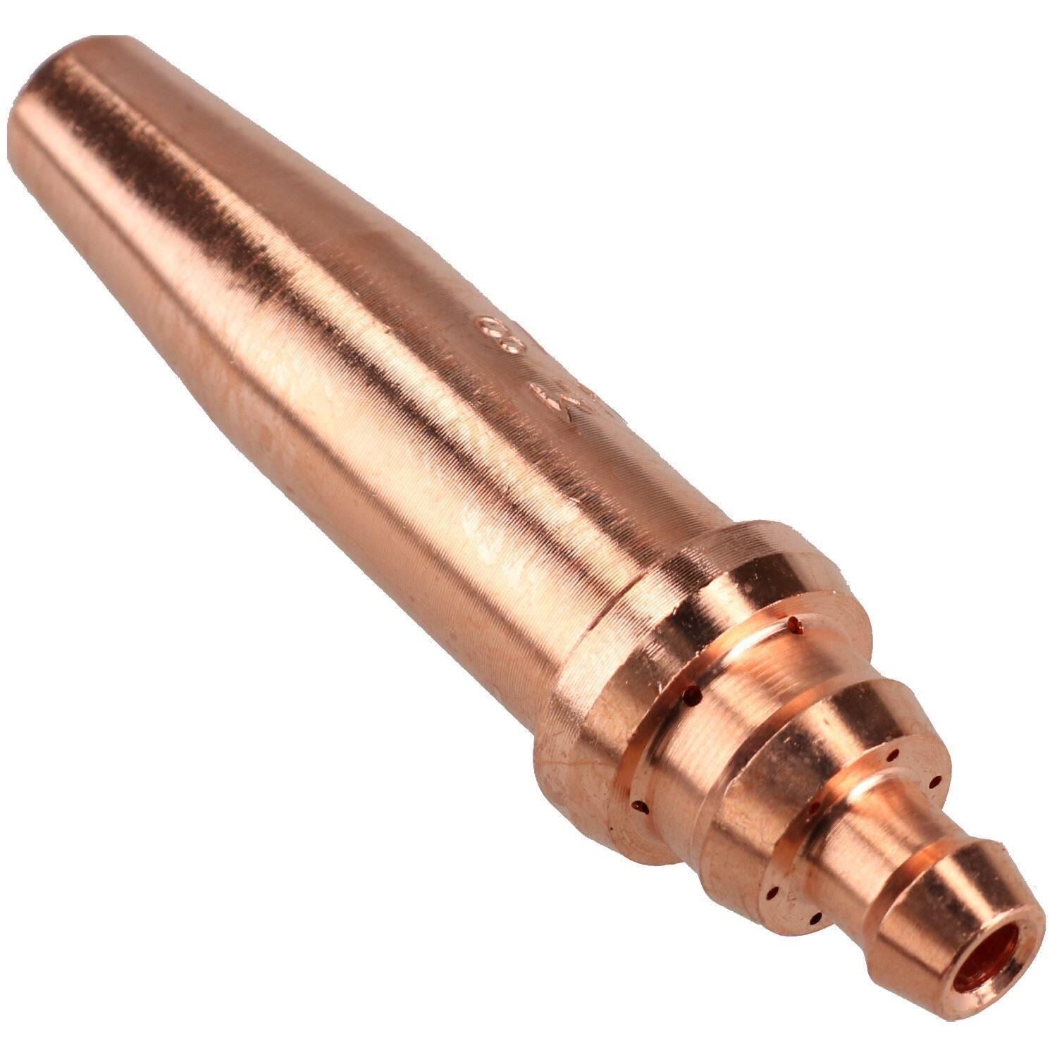 ANM Oxy Acetylene Gas Cutting Nozzle Tip Standard length 1/32" - 1/16" Oxygen