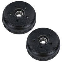 2 Pack 200 x 50mm BPW Brake Drum & Bearing for Trailer Caravan 5 Stud 112mm PCD