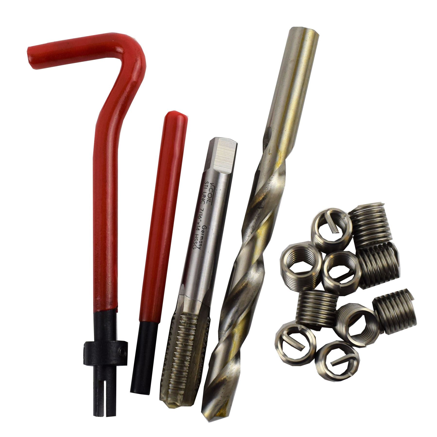 UNF/UNC Imperial Tap Repair Cutter Kit Helicoil Damaged Threads 14pc Kit