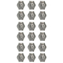 4mm / 6mm Simplex Wire Rope Clamps Grip Zinc Plated Cable Loop Clamp