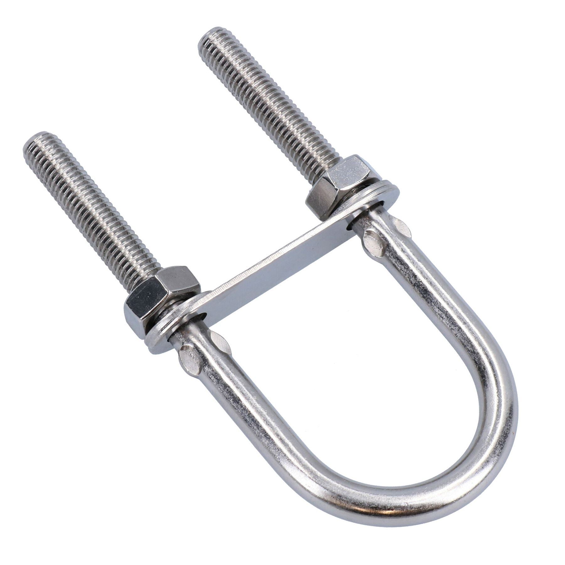 M10 40mm x 122mm U-Bolts / N-Bolts Stainless Steel Marine Grade Boat Trailer