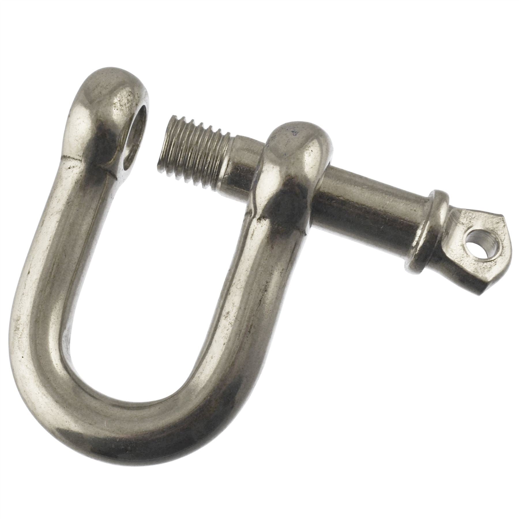D Shackle Dee Link M6 - M12 Galvanised Steel Lifting Towing Rigging Pin Loop
