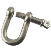 D Shackle Dee Link M6 - M12 Galvanised Steel Lifting Towing Rigging Pin Loop