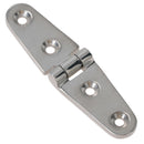 Polished Door Strap Hinge Stainless Steel 27mm x 103mm 316 Marine Cabin