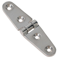 Polished Door Strap Hinge Stainless Steel 27mm x 103mm 316 Marine Cabin