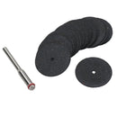 Rotary Tool Metal Cutting Trimming Disc Set 22mm Diameter 3.17mm Mandrel