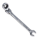 MM Metric Flexible Combination Ratchet Spanner Wrench Bi-Hex 12 Sided 72 Teeth