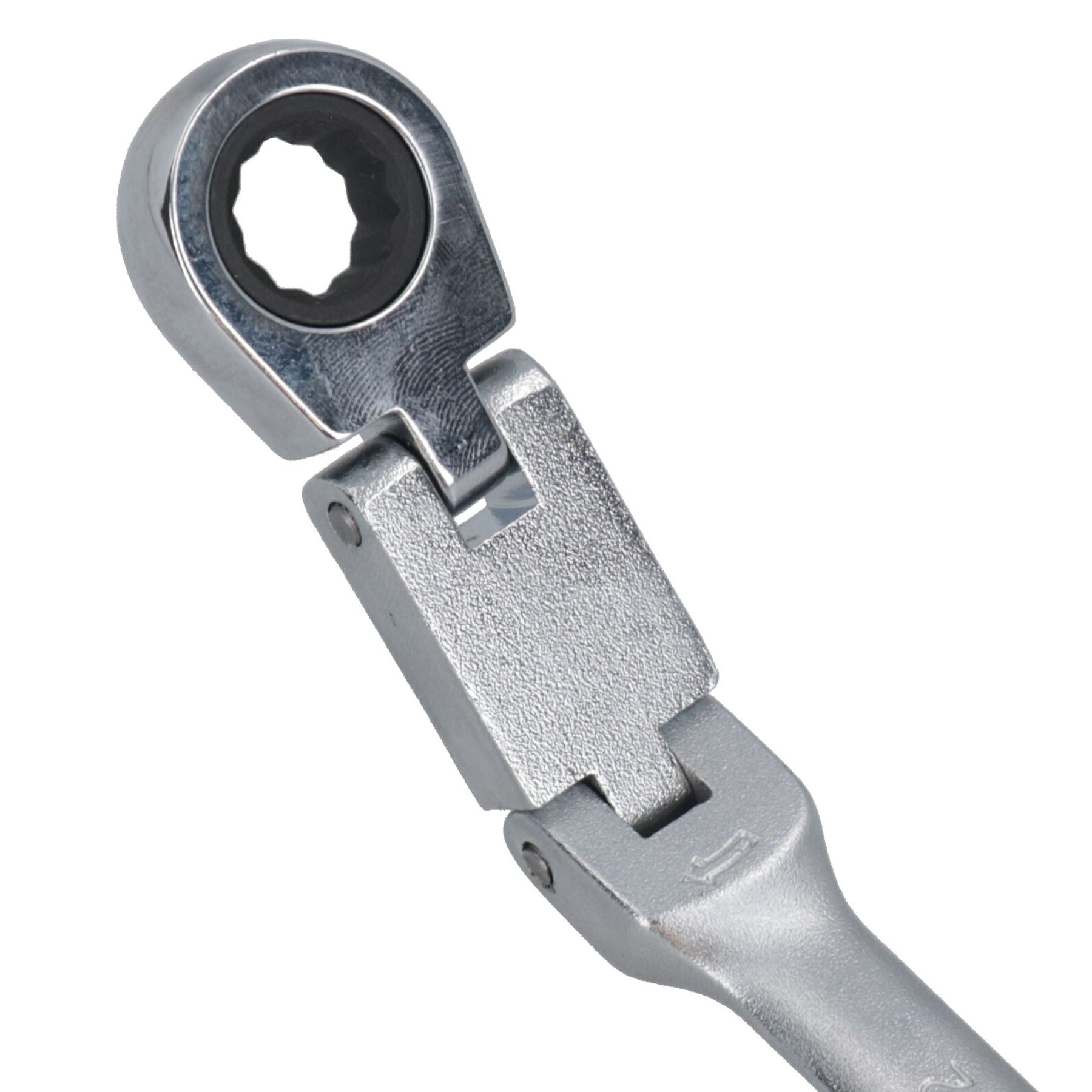 Metric Double Jointed Flexi Ratchet Combination Spanner Wrench 72 Teeth