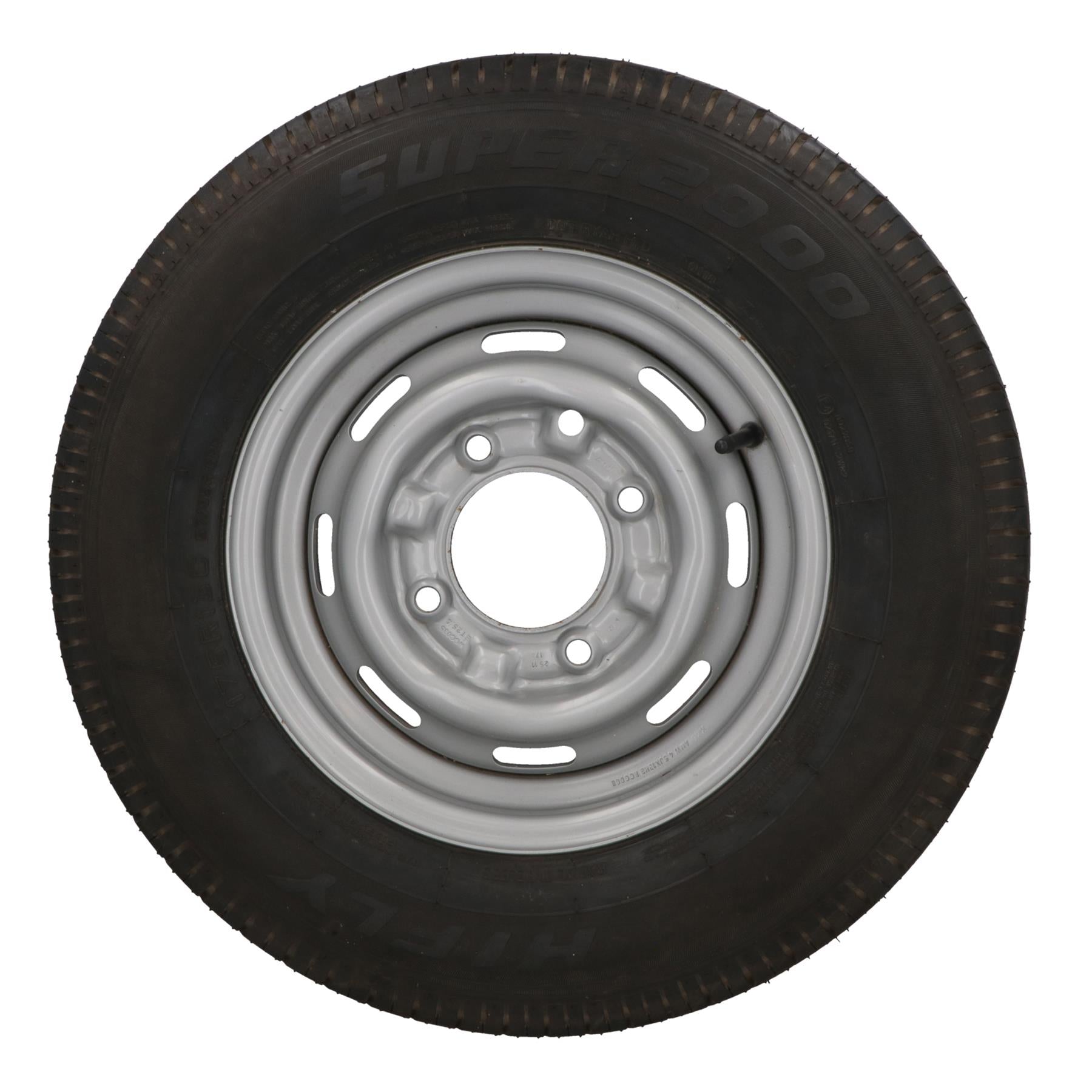 Trailer Wheel & Tyre 175R13 4 Stud for SBS Boat Trailers 5.5in PCD