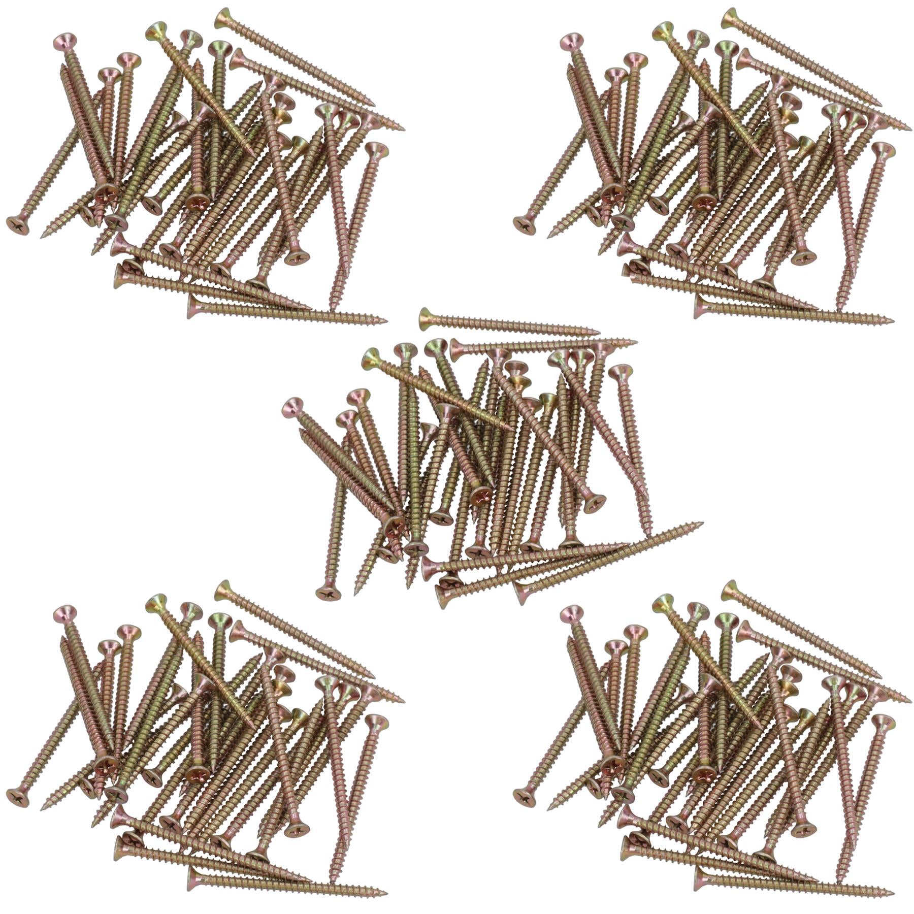 Countersunk Multi Purpose Chipboard Wood Timber Screws 60mm Long Pozi