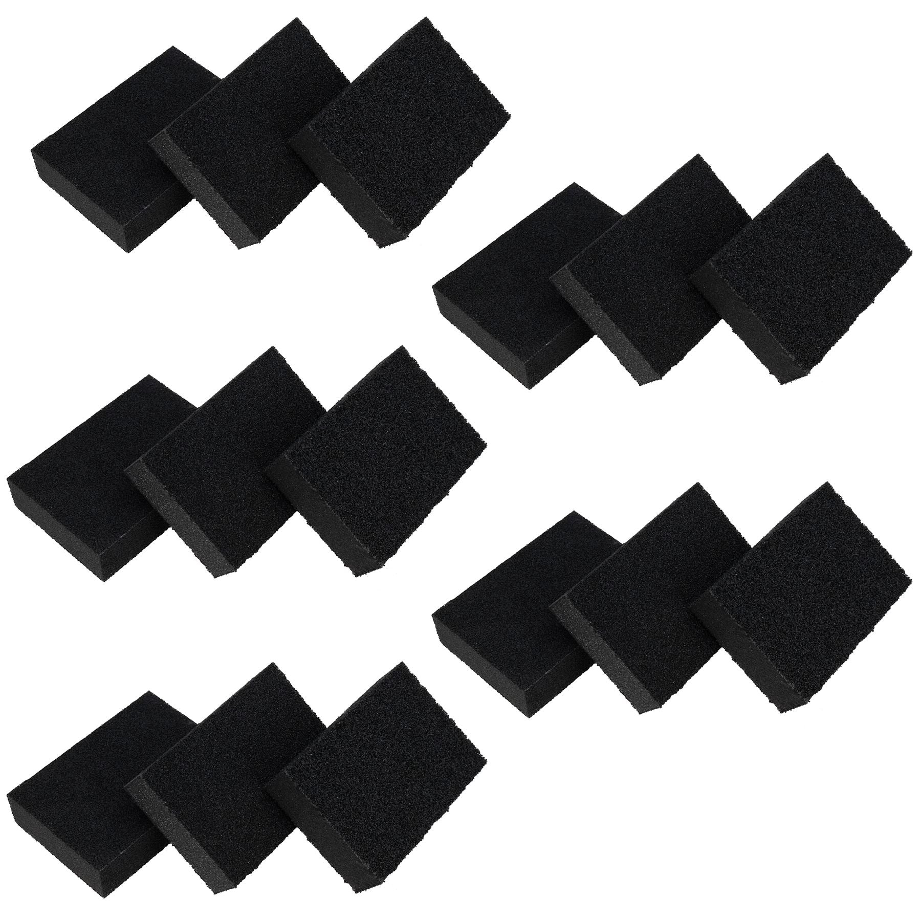 Foam Sponge Sanding Blocks 60 80 120 Mixed Grit Abrasive Wet + Dry