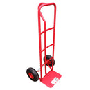 Sack Truck 600lb With Pneumatic Wheels Red Steel Hand Trolley Stacker Truck