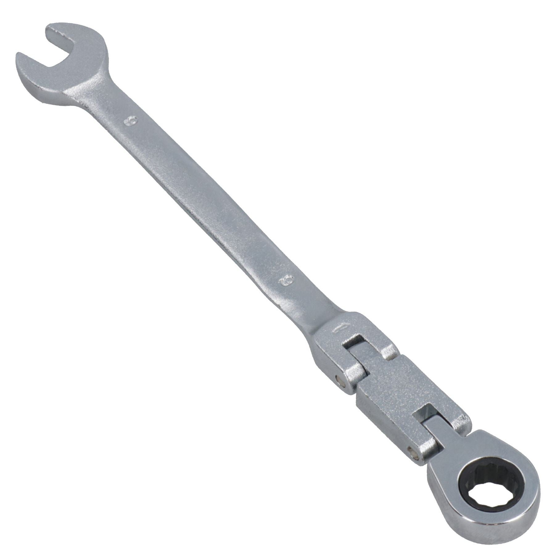 Metric Double Jointed Flexi Ratchet Combination Spanner Wrench 72 Teeth