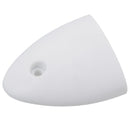 Air Vent Scoop Drain Cover Clamshell Shell Shaped White 56x50x12mm