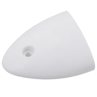 Air Vent Scoop Drain Cover Clamshell Shell Shaped White 56x50x12mm