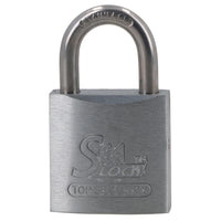 Marine Padlocks Stainless Steel Shackle 30mm 3pc Keyed Alike Boat Sea Lock