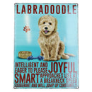 Labradoodle Dog Sign Plaque Metal Tin House Garden Home Wall Door Hanging