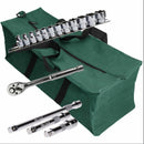 Imperial AF Socket Set SAE Inch Sockets Extensions Ratchets 1/4"dr 3/8"dr 1/2"dr Tool Bag