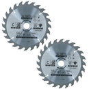 Circular Saw Blade 165mm x 16 / 20mm Mixed Teeth TCT Cutting Disc Wood