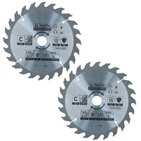 Circular Saw Blade 165mm x 16 / 20mm Mixed Teeth TCT Cutting Disc Wood