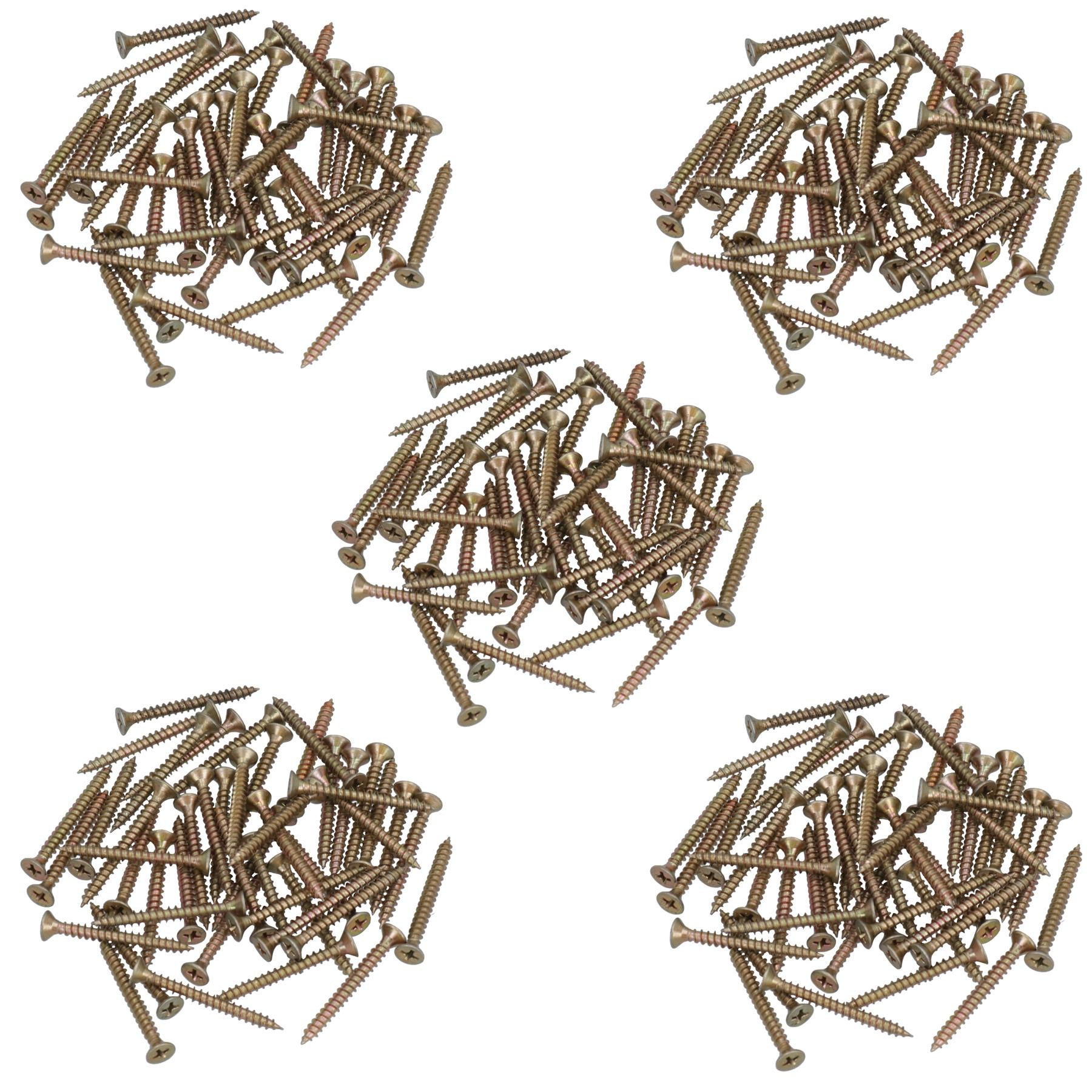 Countersunk Multi Purpose Chipboard Wood Timber Screws 35mm Long Pozi