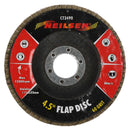 40 / 60 / 80 Grit Flap Discs Sanding Grinding For 4-1/2" Angle Grinders