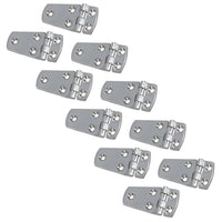 Polished Door Hinge Stainless Steel 76mm x 38mm 316 Long Marine Cabin Hatch