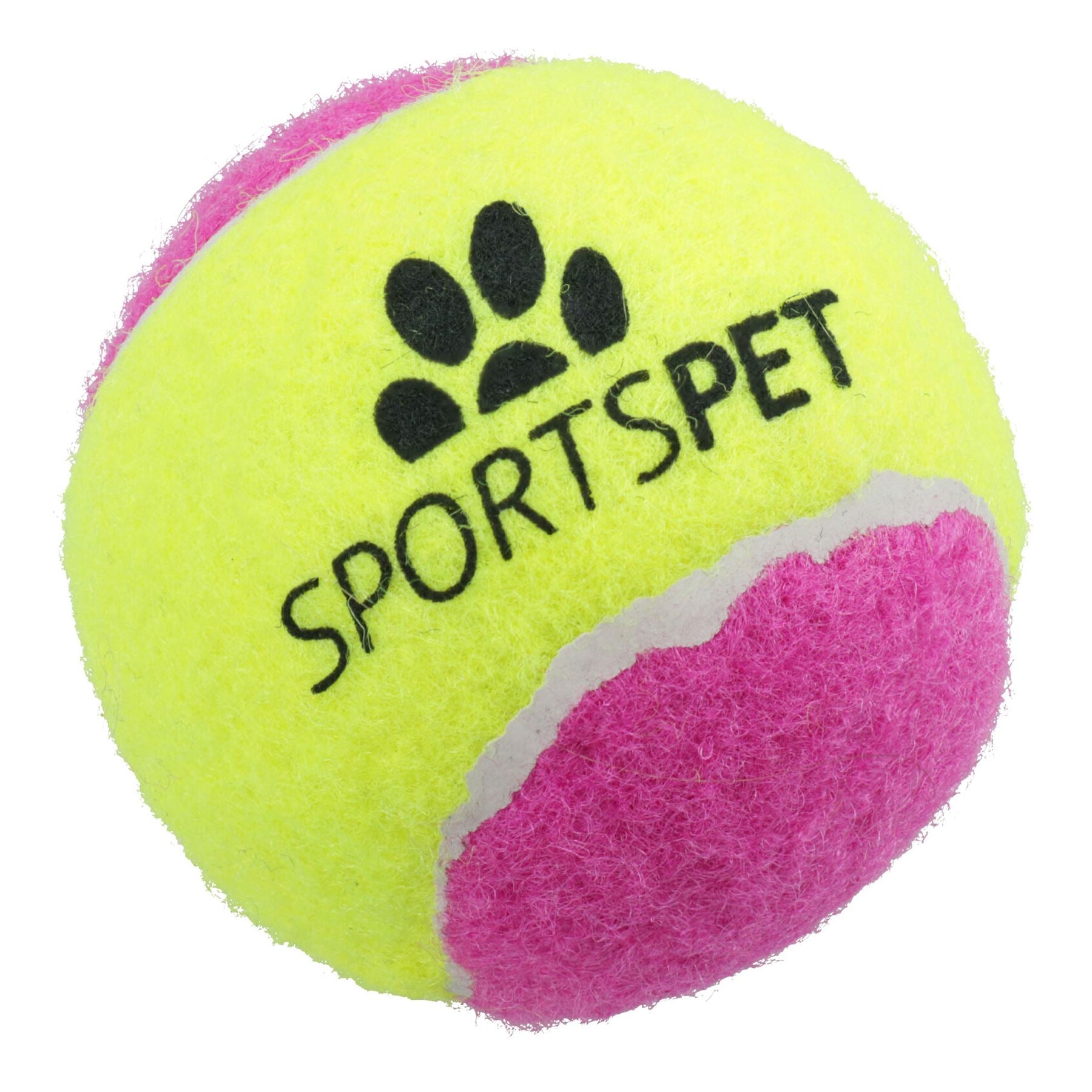 1 Medium Squeaky Tennis Balls Puppy Dog Play Time- 6.5cm Assorted Colour