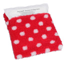 Red Microwavable Heat Pad For Dog Cat & Small Animal Help With Stress & Aches